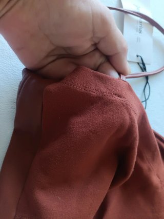 Top Stradivarius Marrón XS
