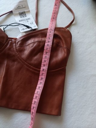Top Stradivarius Marrón XS