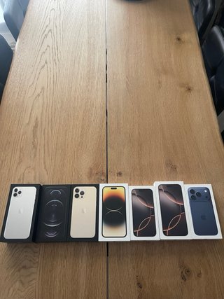 Lote Cajas iPhone Pro Max y Pro