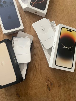 Lote Cajas iPhone Pro Max y Pro
