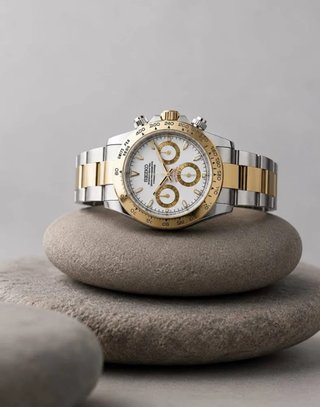 Seiko Mod Daytona Plata y Oro
