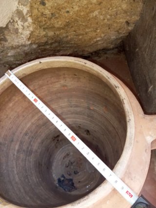 Tinaja Mantequera Antigua Terracota