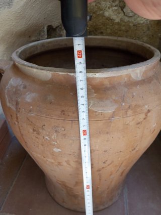 Tinaja Mantequera Antigua Terracota