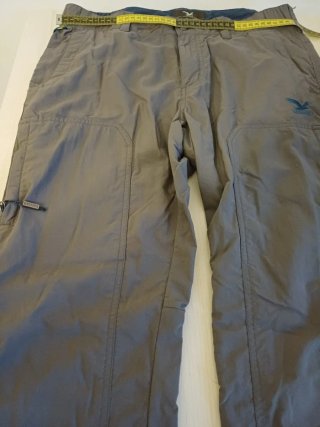 Pantaloni Salewa uomo grigi