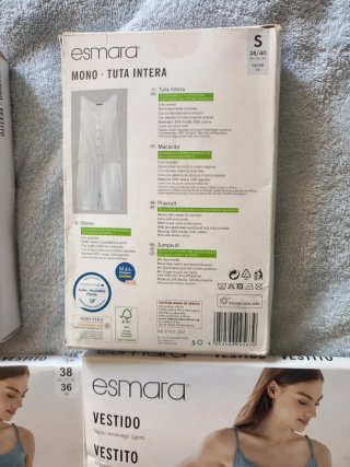 Lote 4 Ropa Esmara: Vestidos y Mono 38