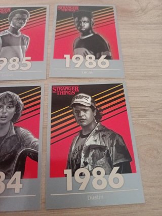 Cartas plata Stranger Things