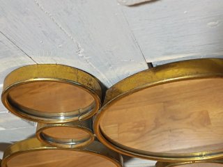 Espejo Vintage Diseño Italiano Dorado