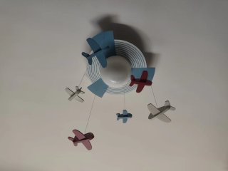 Lámpara infantil aviones