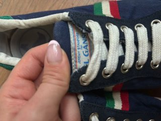 Zapatillas El Ganso Azul y Verde