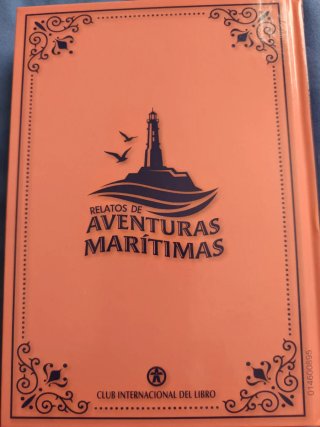 4 libros colección relatos de aventuras marítimas