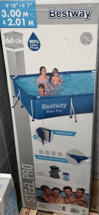 Piscina Bestway Steel Pro 300x201x66 cm