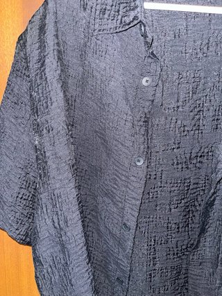 Camicia Zara maniche corte nera