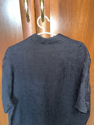Camicia Zara maniche corte nera