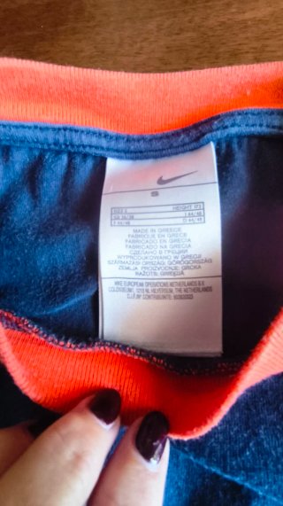 T-shirt Nike blu/arancione