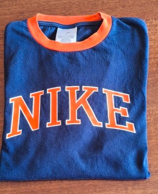 T-shirt Nike blu/arancione