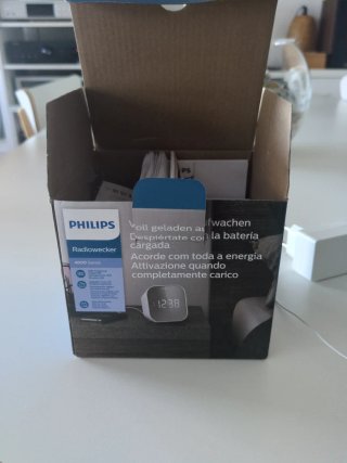 Radio Despertador Philips Blanco