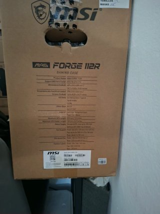 Caja PC MSI MAG FORGE 112R ARGB Nueva