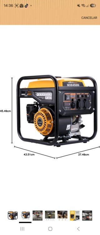 Generador Inversor Portátil 3500W
