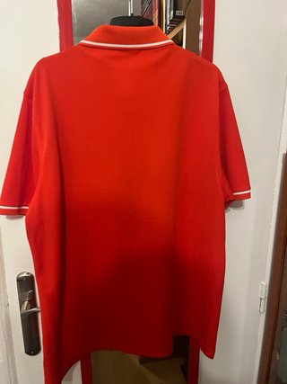 Polo Lacoste Naranja Manga Corta