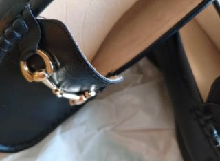 Mocasines mujer cuña negros