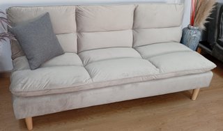 Sofá Cama Confort, ·Gris Claro·. Cómodo. ¡·Oferta!