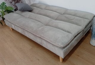 Sofá Cama Confort, ·Gris Claro·. Cómodo. ¡·Oferta!