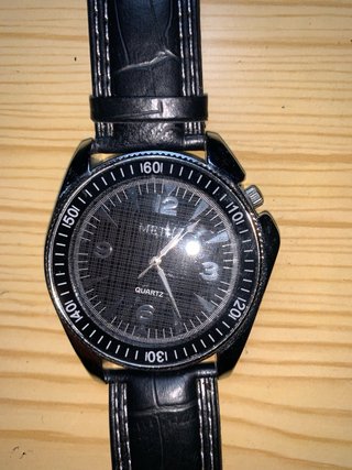 Reloj METHA Analógico Negro
