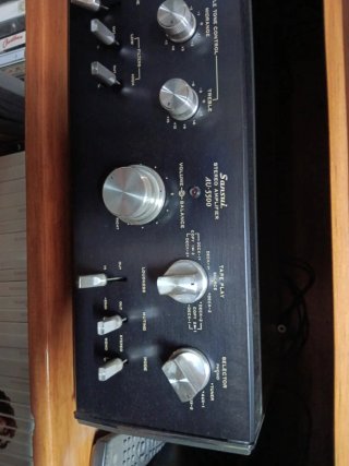 Amplificador Sansui AU-5500 Negro/Plateado