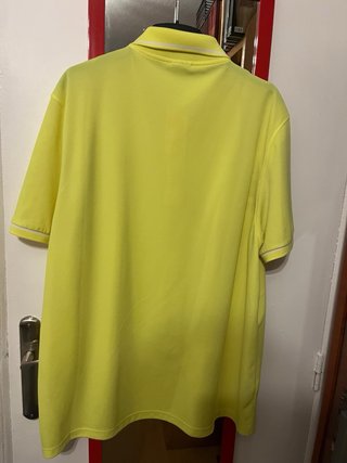 Polo Lacoste Amarillo Manga Corta