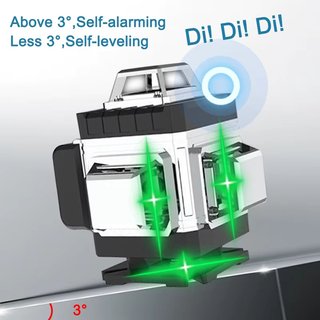 Nivel laser verde 3D 8 lineas 360