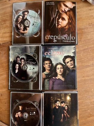 Pack Saga Crepúsculo DVD + Libros