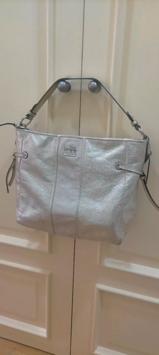 Bolso Coach Plateado