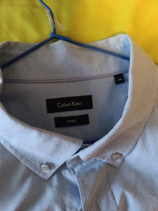 Camisa Calvin Klein Azul Talla XXL