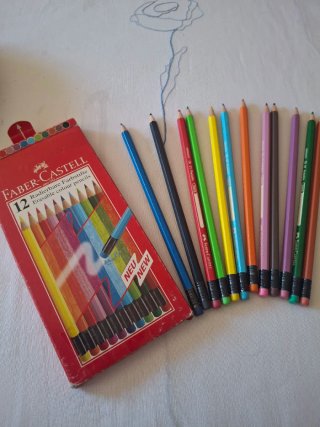 12 Matite Colorate Faber-Castell