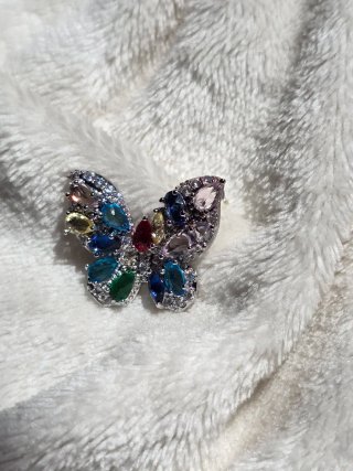 Pendientes Mariposa Multicolor estilo Swarovski