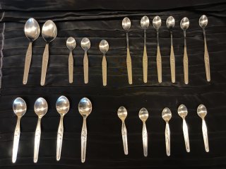 Set di posate vintage completo 50 pezzi
