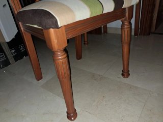 6 sillas de comedor de madera