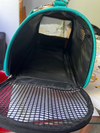 Transportín BPS para mascotas rosa y verde