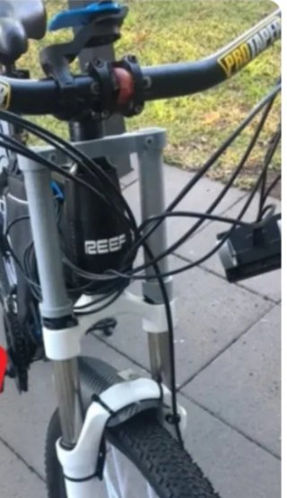 Tija / adorno suspensión DH MTB impreso 3D downhil