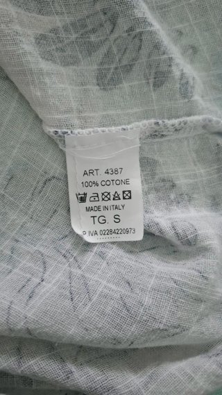 Camicia uomo 100% Cotone Made in Italy - Fantasia