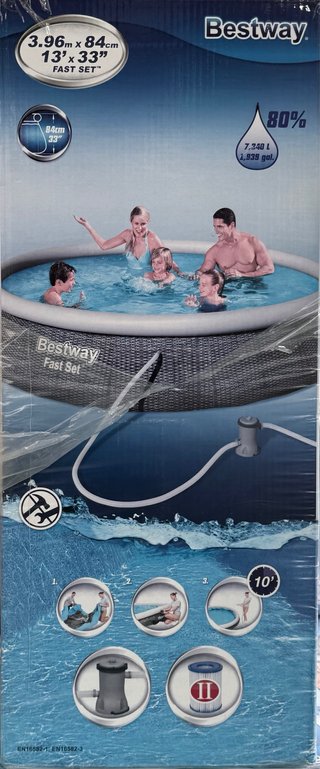 Piscina Bestway Fast Set 3.96m x 84cm