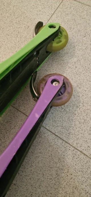 Lote 2 Patinetes 3S Verde y Violeta
