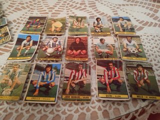 Cromos antiguos de fútbol