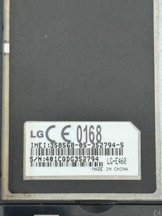 LG E460 Optimus L5 II Branco avariado para peças