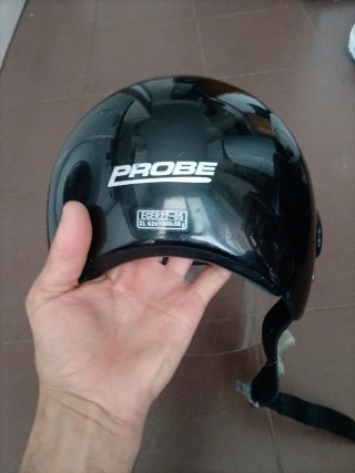 Casco Moto G-MAC Negro con Visera