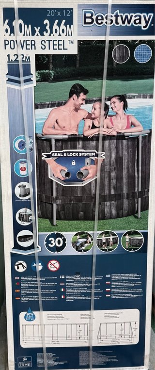 Piscina Bestway 610x366x122 Power Steel