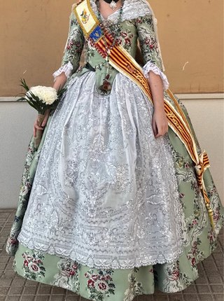 Traje de Fallera Siglo XVIII Manga Larga