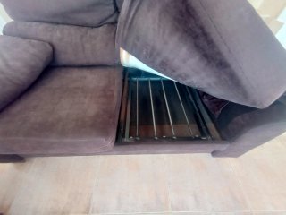 Conjunto 2 sofás tela 1.9m y 1.5m