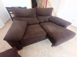 Conjunto 2 sofás tela 1.9m y 1.5m