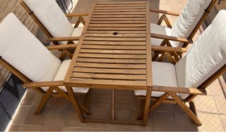 Mesa y 4 Sillas Exterior IKEA
